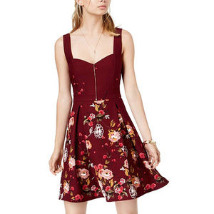 Trixxi Sweetheart Floral Dress Back Cutout 5